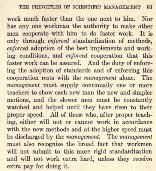 Principles of Scientific Management
