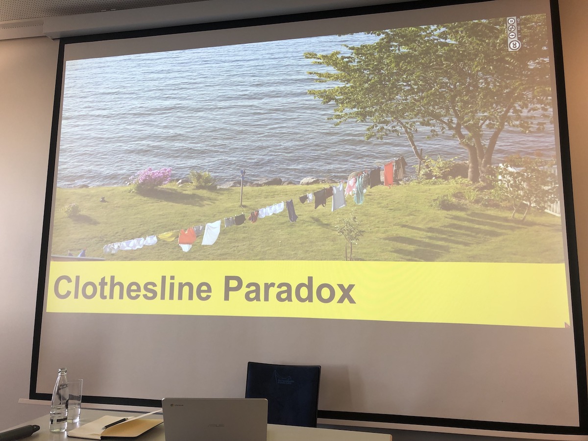 clothesline paradox