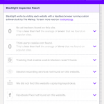 blocking the trackers